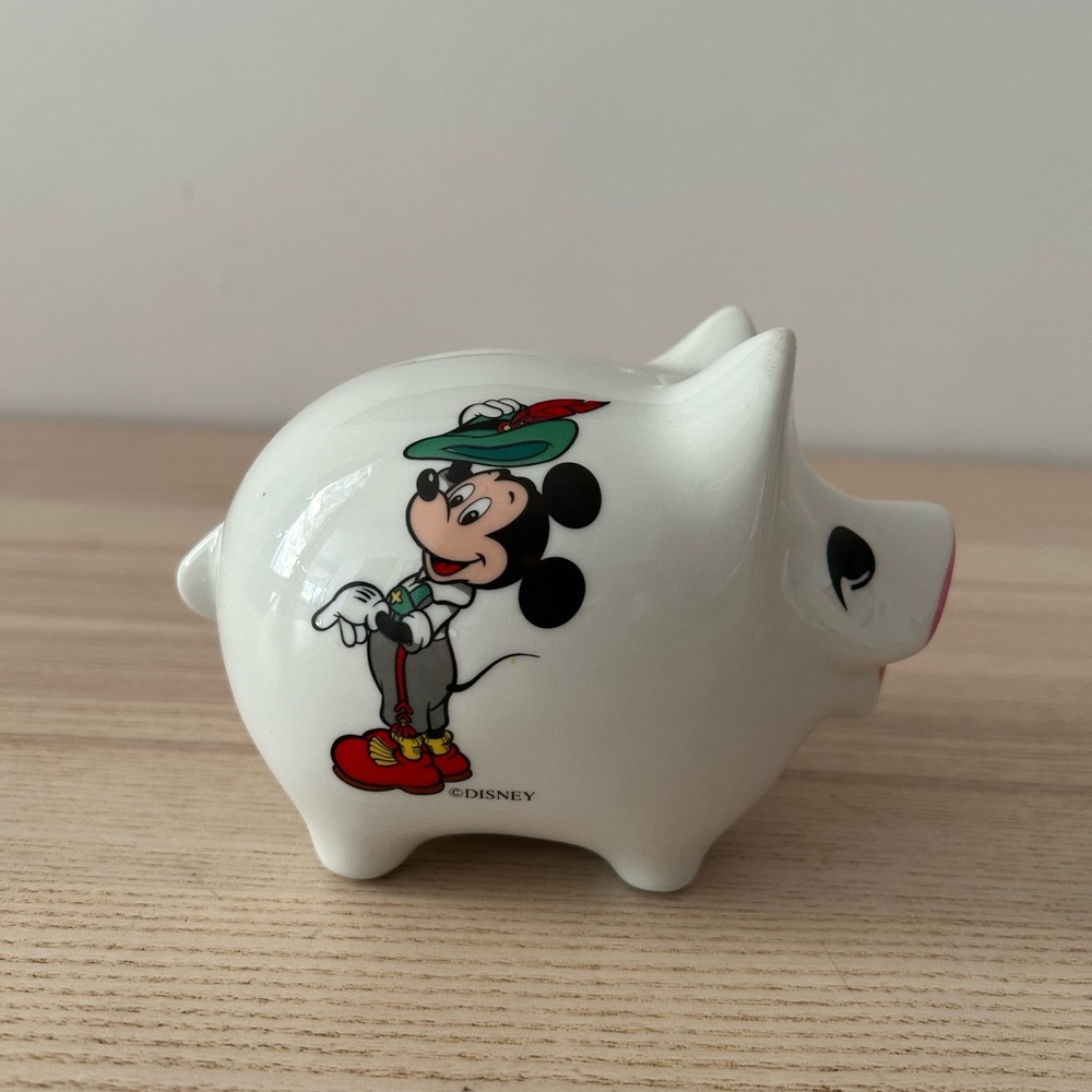 German Mickey Mouse coin bank